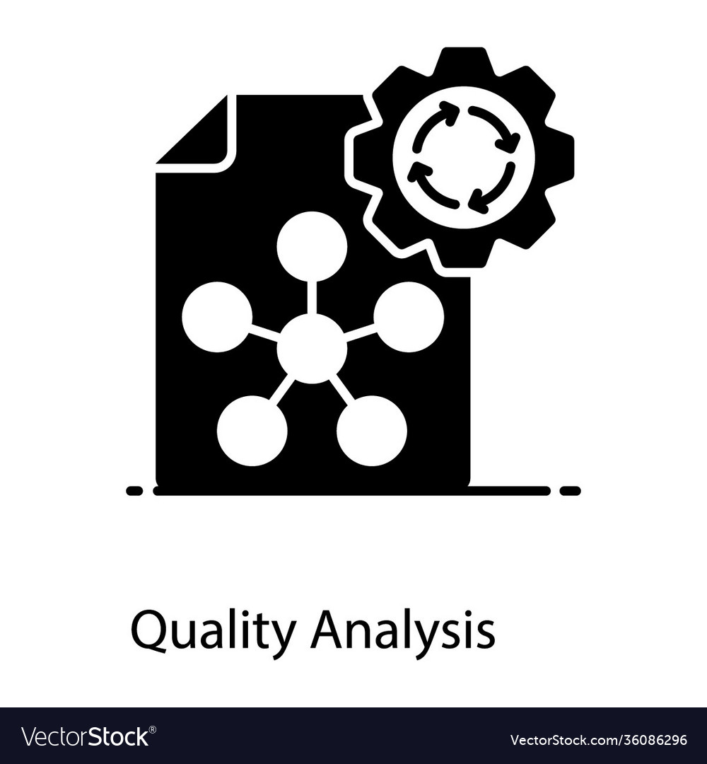 quality-analysis-royalty-free-vector-image-vectorstock