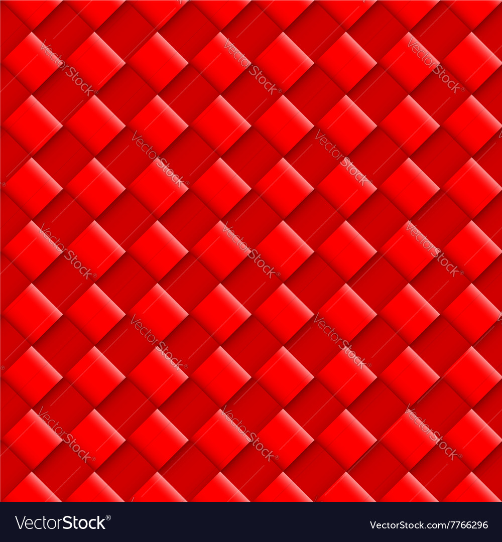 Red Convex Square Pattern