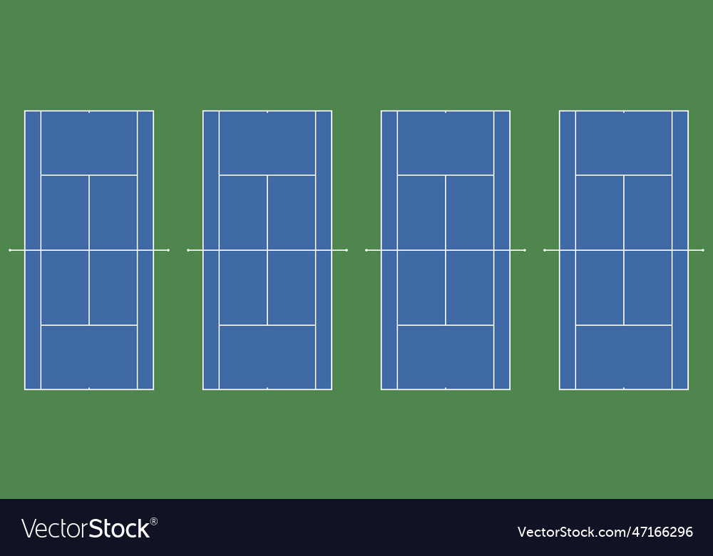 Tennisplätze Hintergrund mit genauen Proportionen