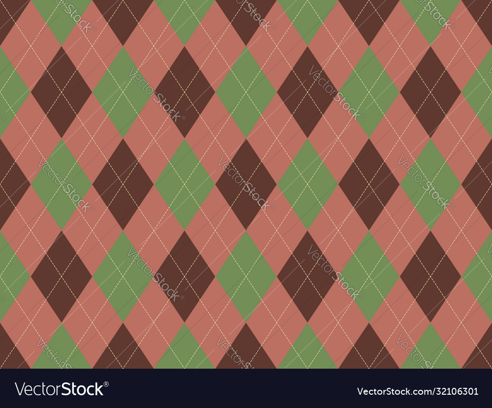 Argyle pattern seamless fabric texture background