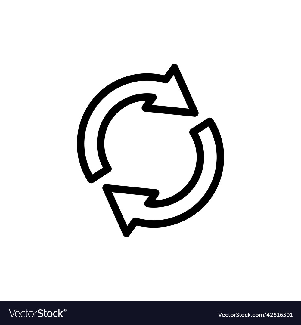 Circle arrow icon suitable for refresh vector image Circle arrow icon suitable for refresh