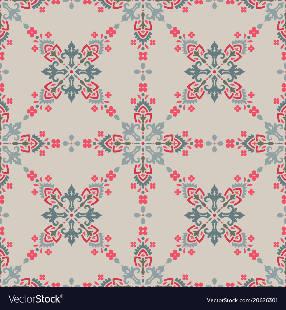 Damask Floral Pattern