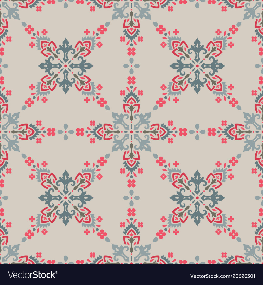 Damask seamless pattern