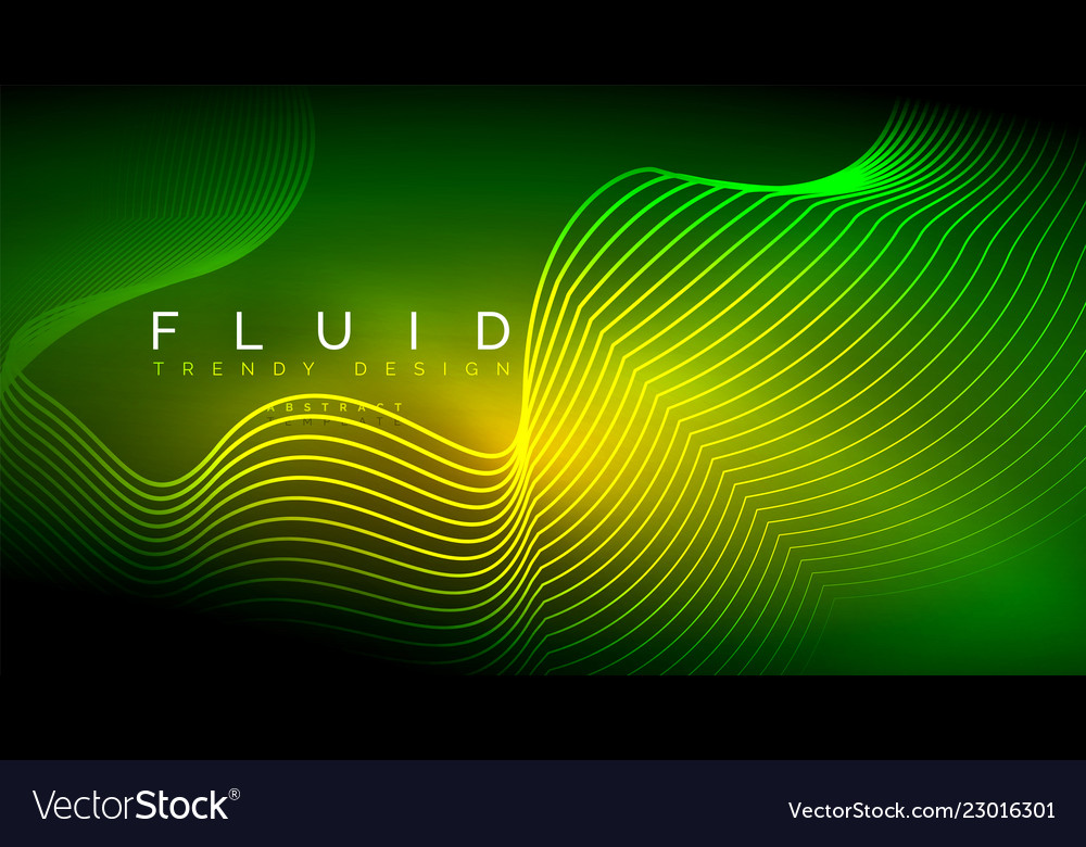 Digital flowing wave particles abstract background