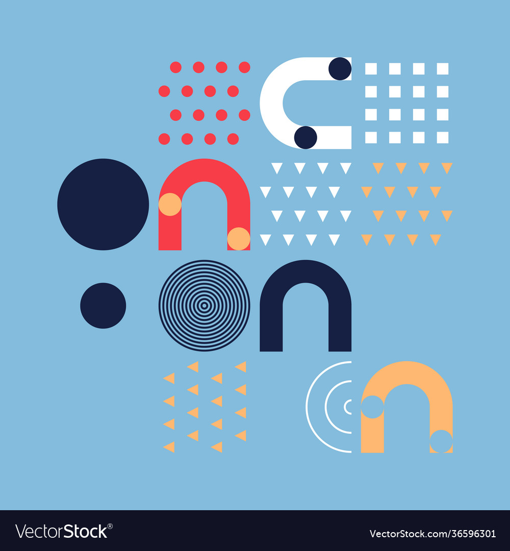 Minimal geometric pattern design
