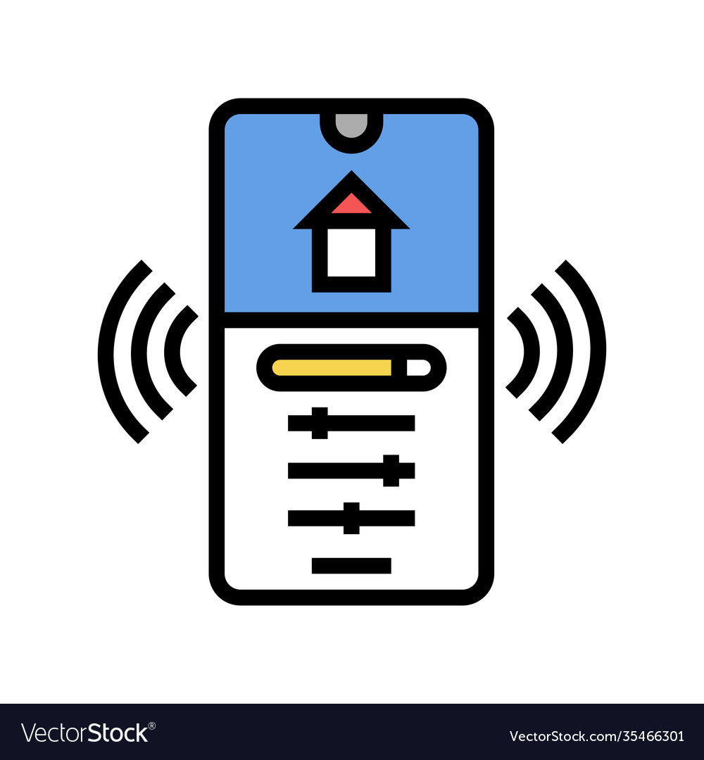 Mobile application for control and setting smart