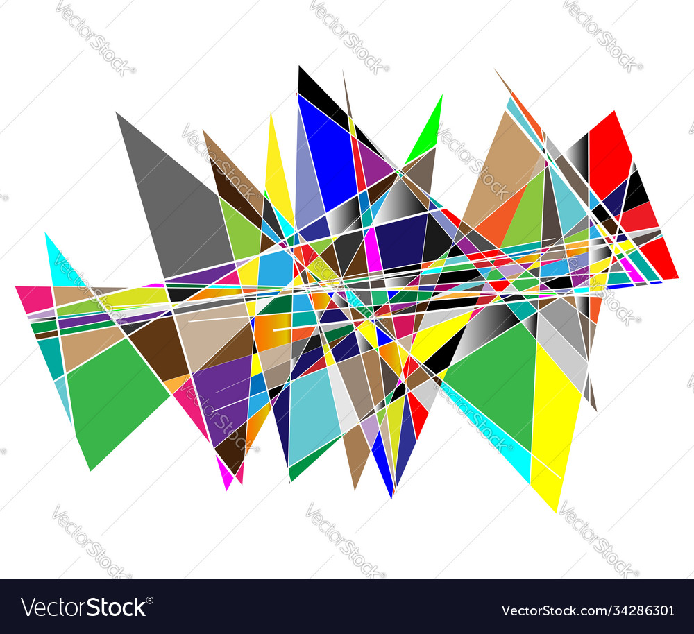 Noise glitch concept abstract colorful random vector image Noise glitch concept abstract colorful random