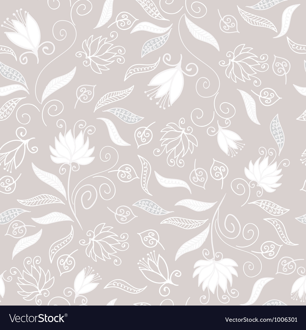 Seamless floral pattern Royalty Free Vector Image