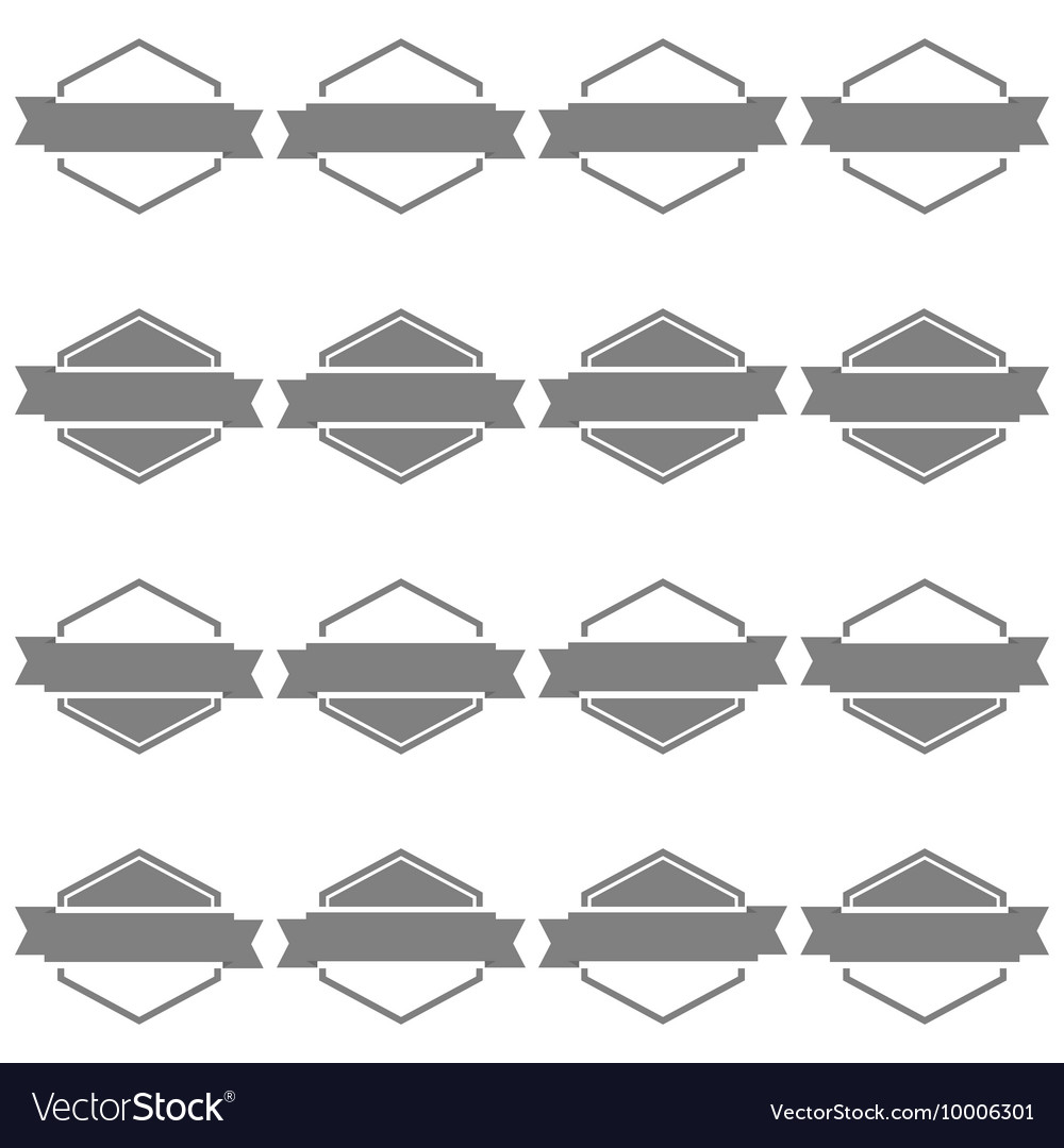 Set hexagonal emblem