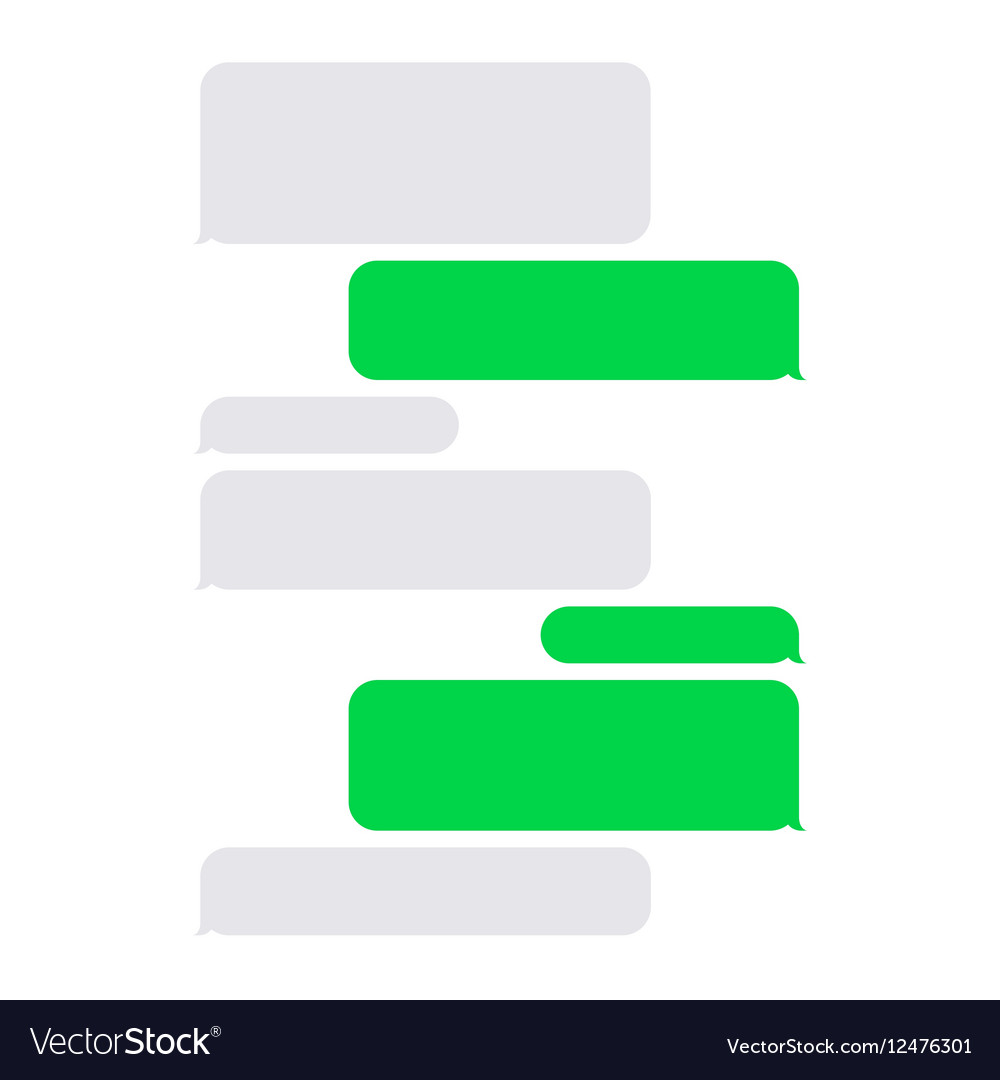 Blank Text Message Bubble - Dog Tied