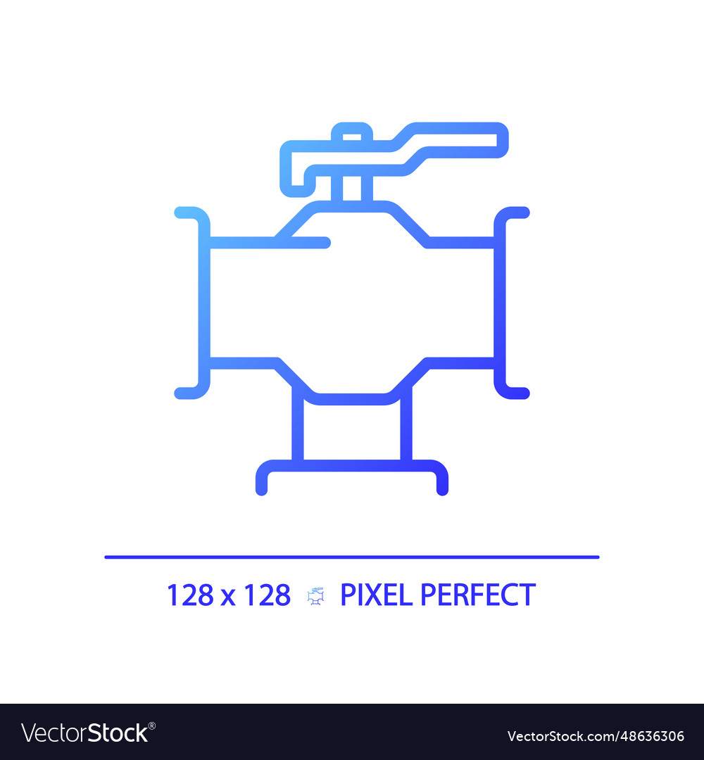 2d simple thin linear blue gradient pipeline vector image 2d simple thin linear blue gradient pipeline