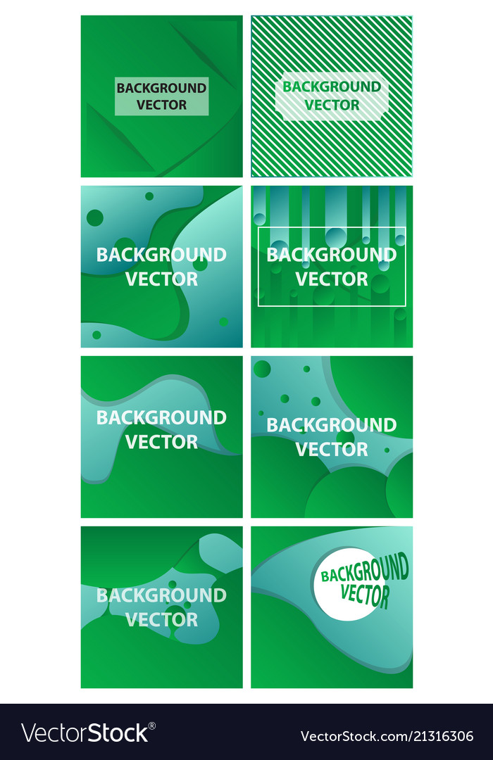 Abstract background set art template design Vector Image Abstract background set art template design
