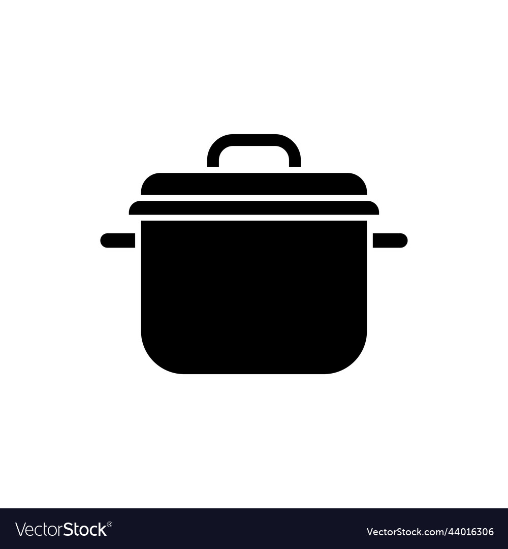 Pot icon design template Royalty Free Vector Image