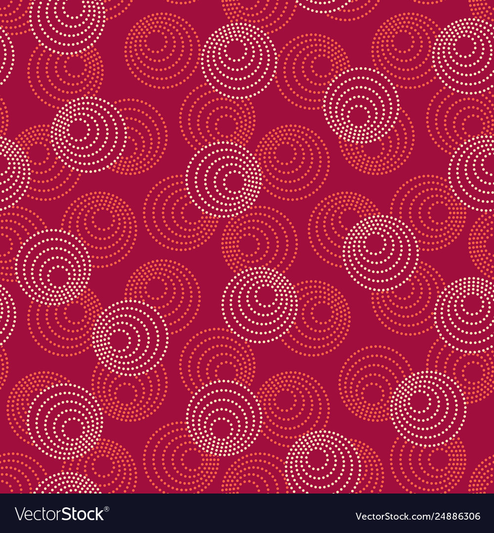 Seamless pattern with circles in two colors