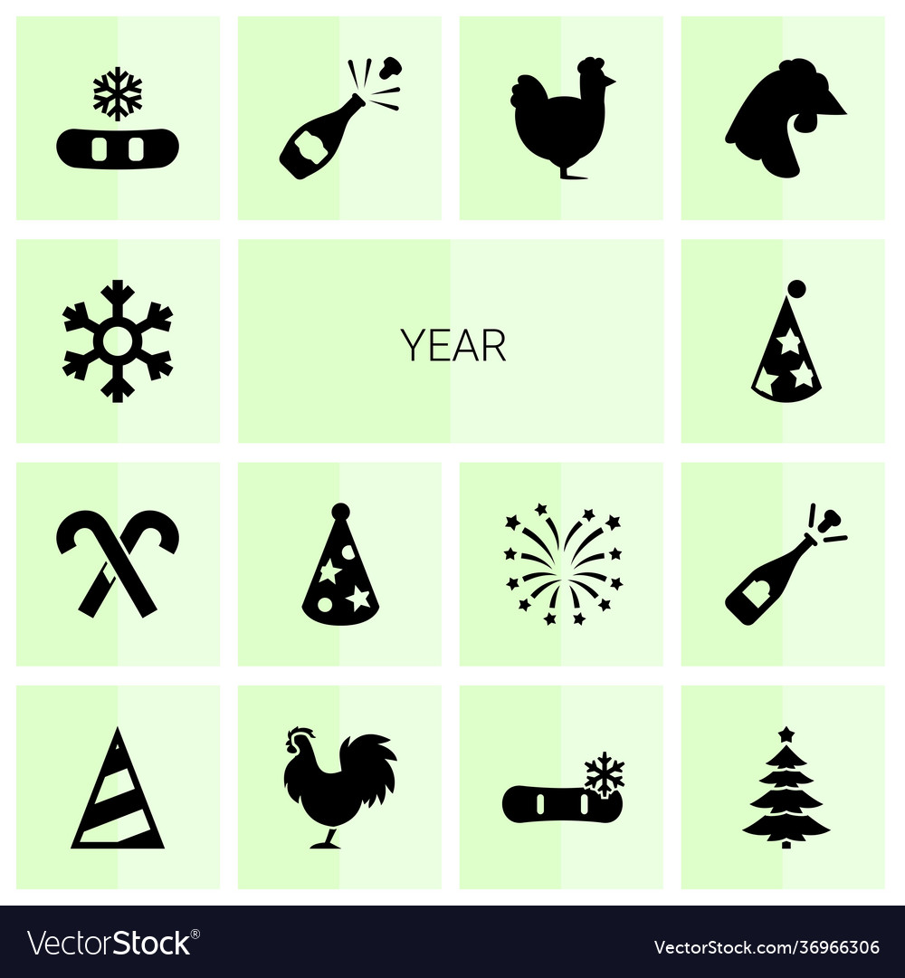 Year icons