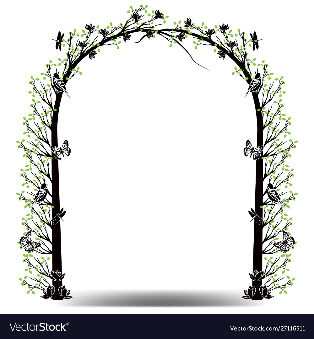 Botanical Tree Frame Gateway