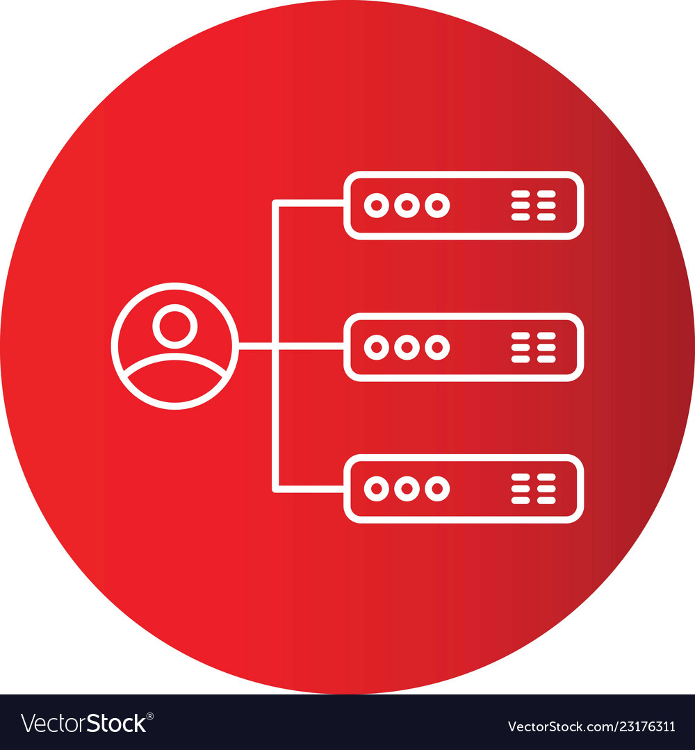 Gradient line circle perfect icon or pigtogram
