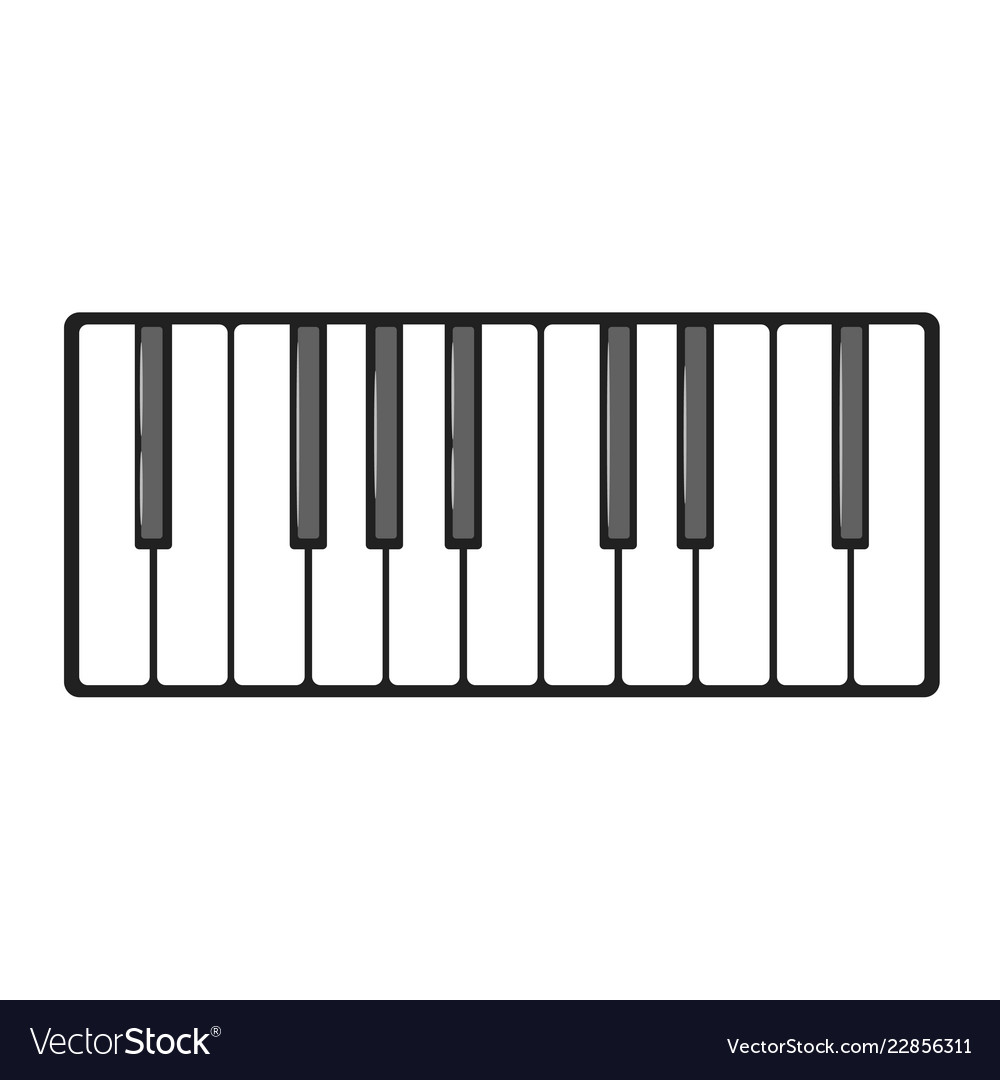 Musikalische Schlüssel - Keyboard Elemente