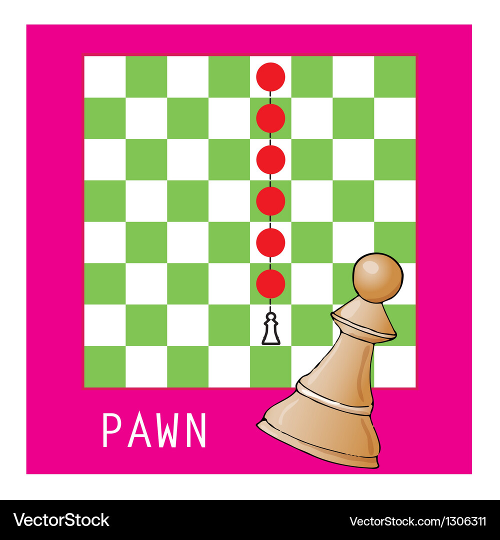 Pawn in chess Royalty Free Vector Image - VectorStock