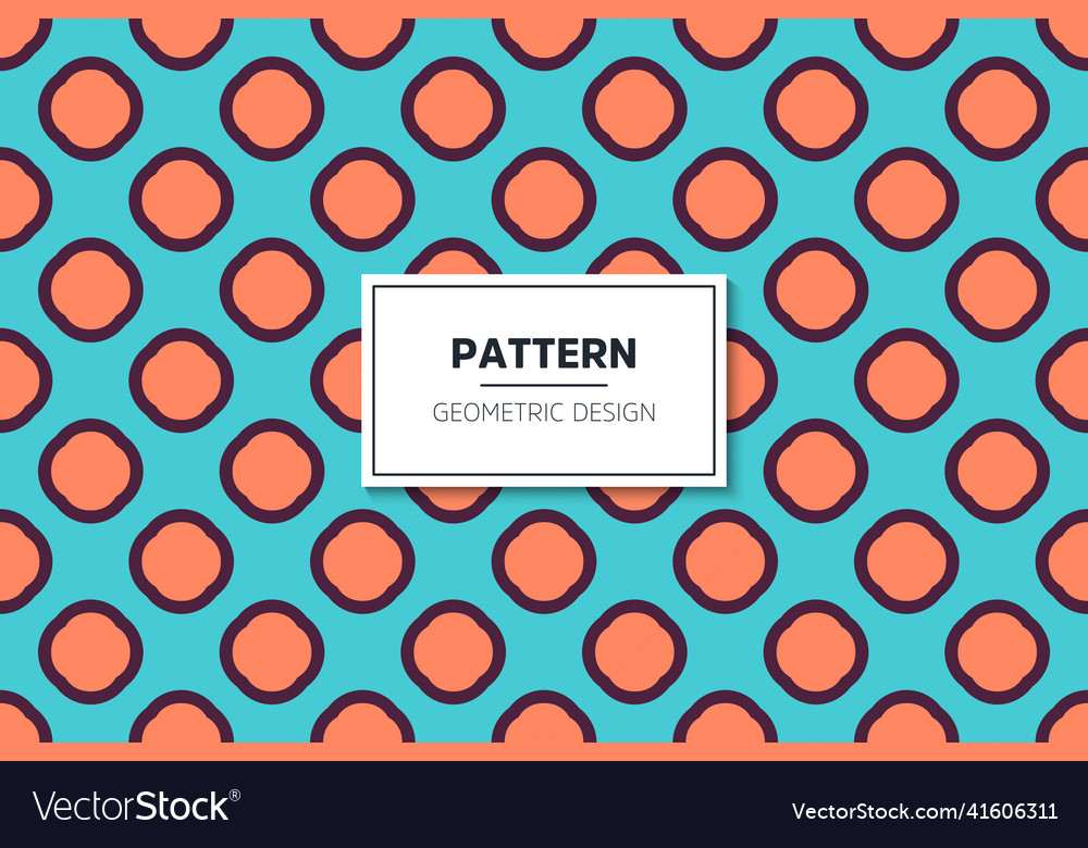 Seamless pattern with simple colorful geometric Vector Image Seamless pattern with simple colorful geometric