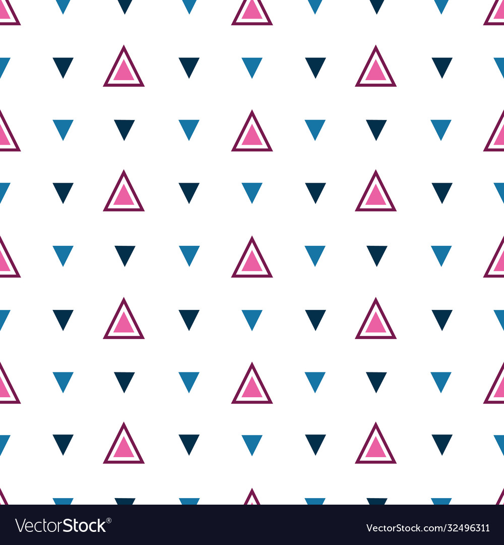 Simple triangle geometric pattern seamless