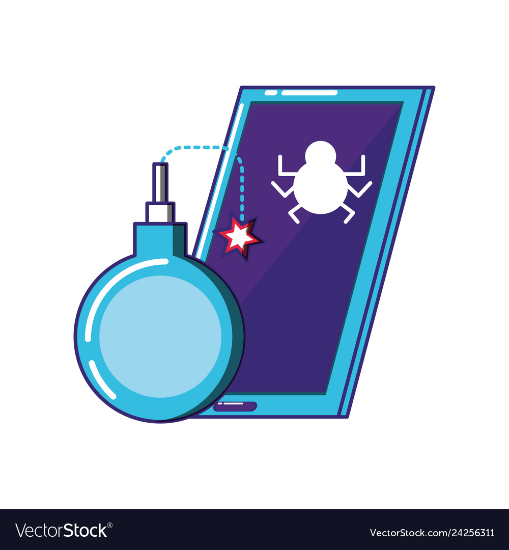 Smartphone with bomb and bug