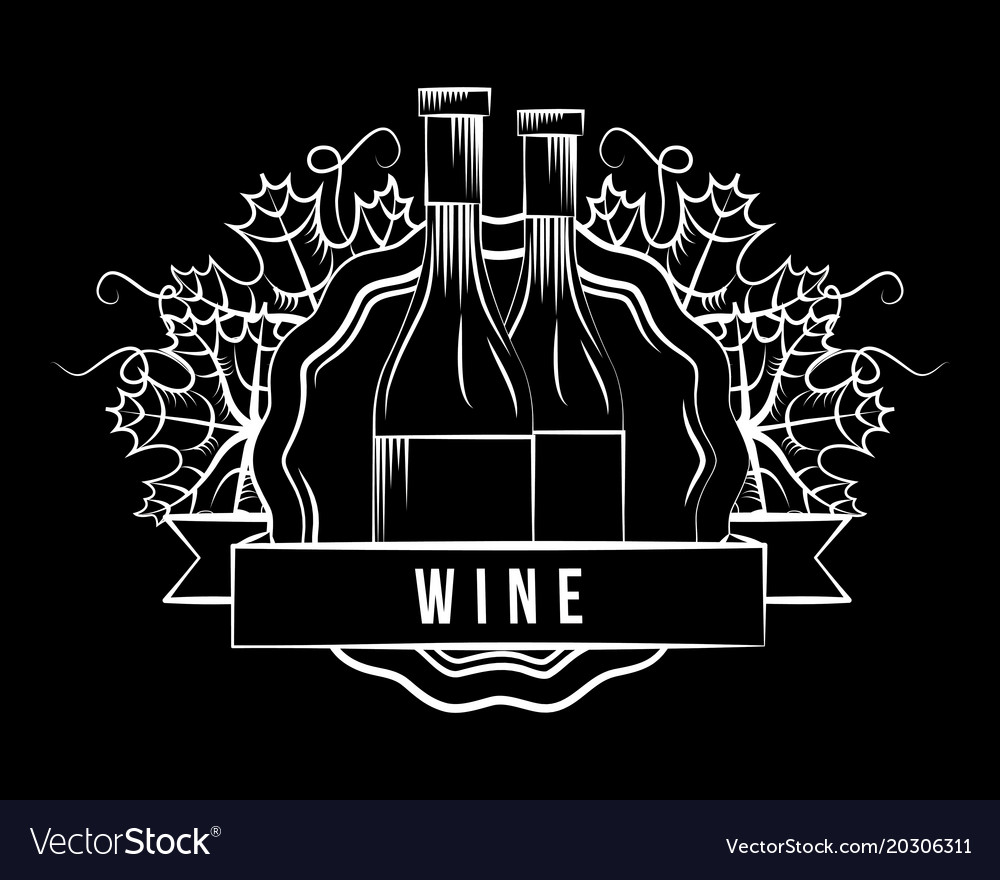 Wine drink alcohol card Royalty Free Vector Image