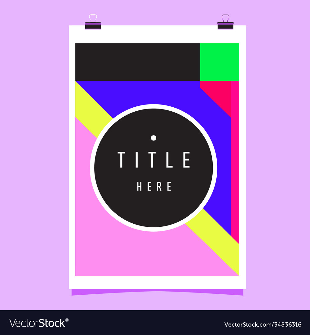 Abstract colorful geometric pattern background