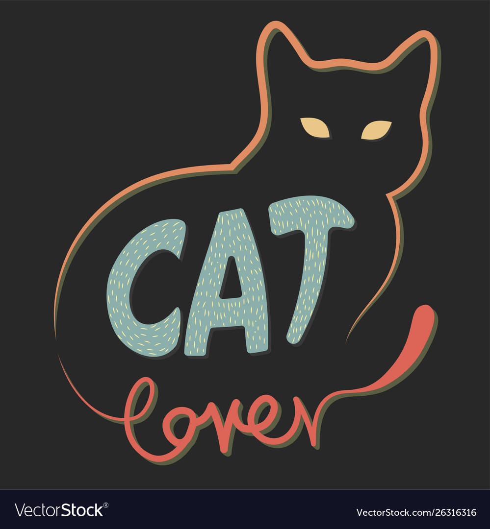 Cat Lover Royalty Free Vector Image Vectorstock