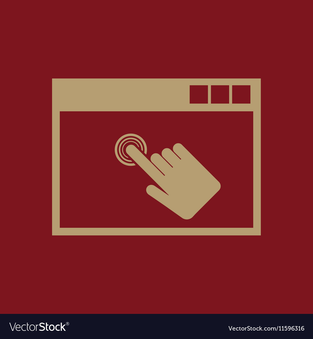 Click icon design symbol web