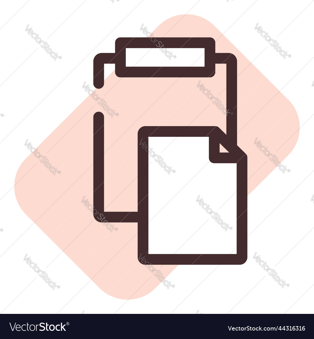 Computer copy paste on a white background