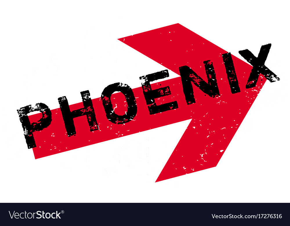 Phoenix rubber stamp