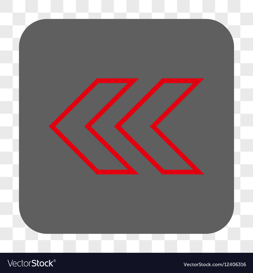Shift left rounded square button