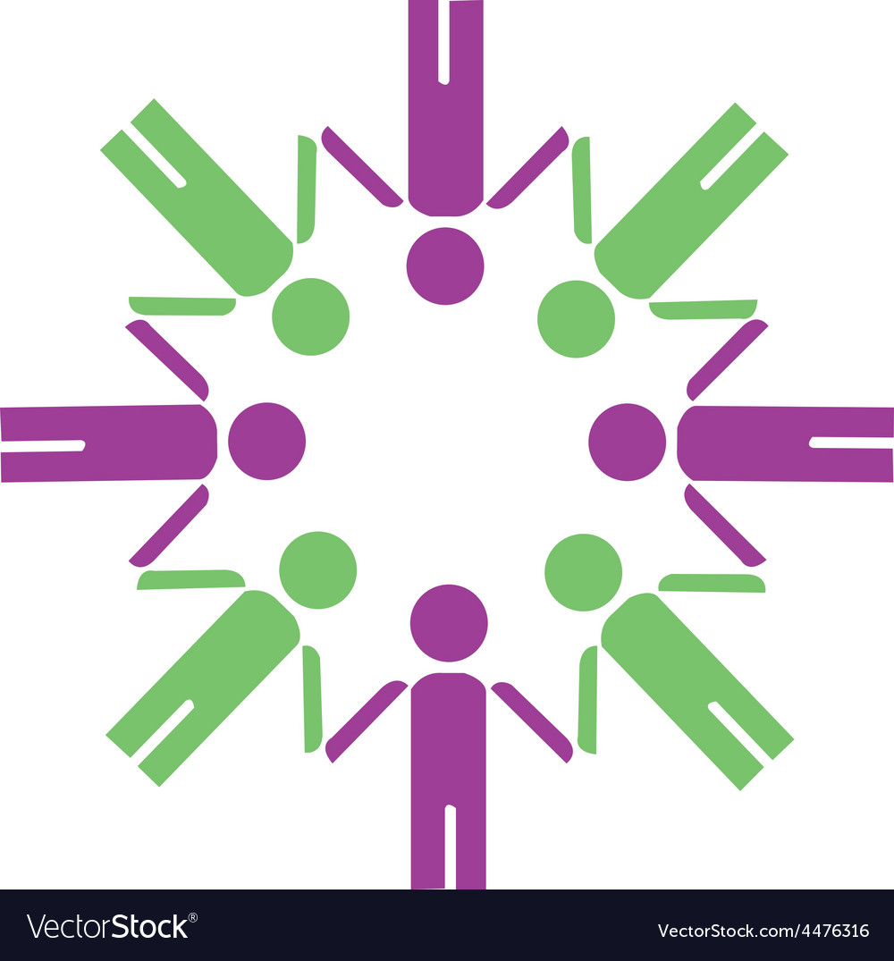 Unity Royalty Free Vector Image - VectorStock