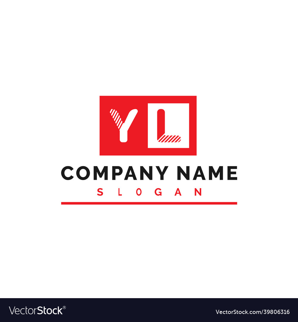 Yl Logo Design Letter Logo Royalty Free Vector Image