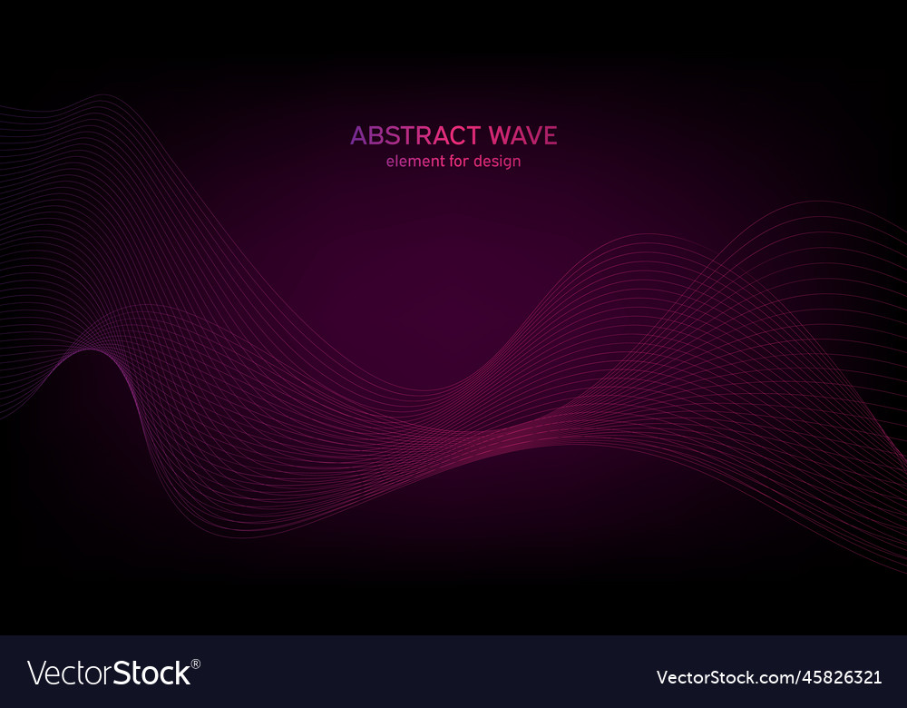 Abstract wave element for design digital vector image Abstract wave element for design digital