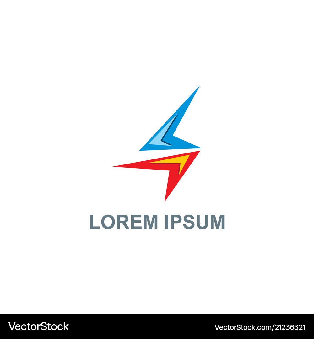 Arrow colored logo Royalty Free Vector Image - VectorStock
