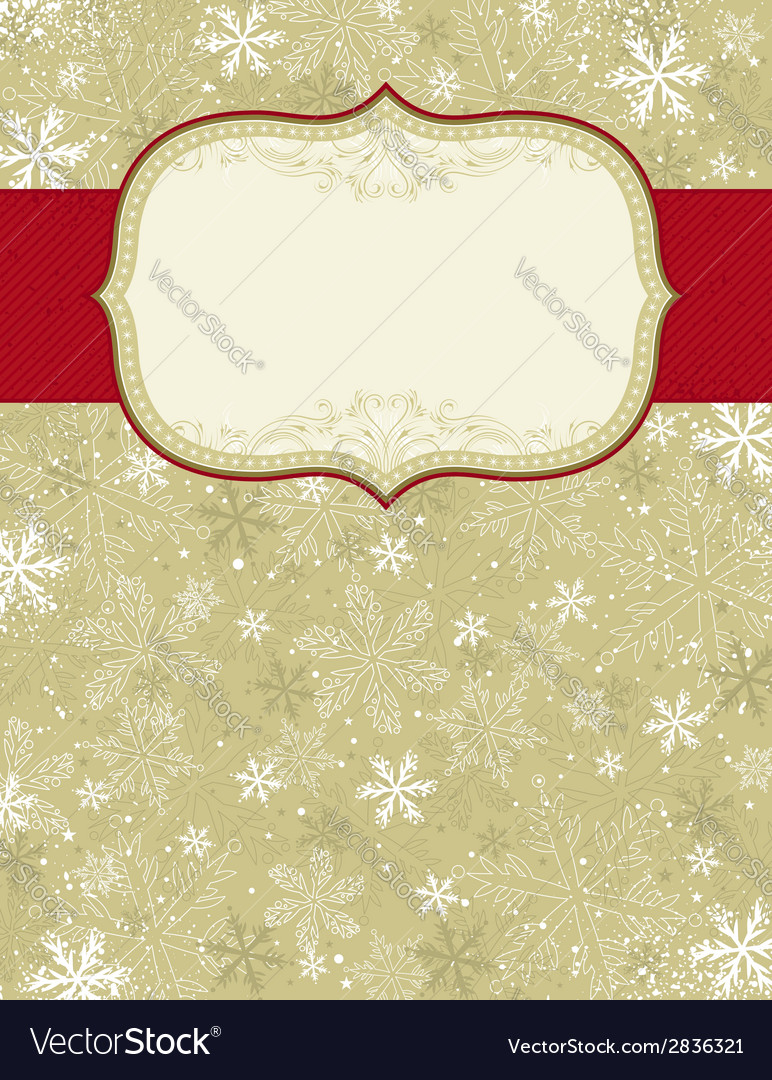 Beige background with christmas elements