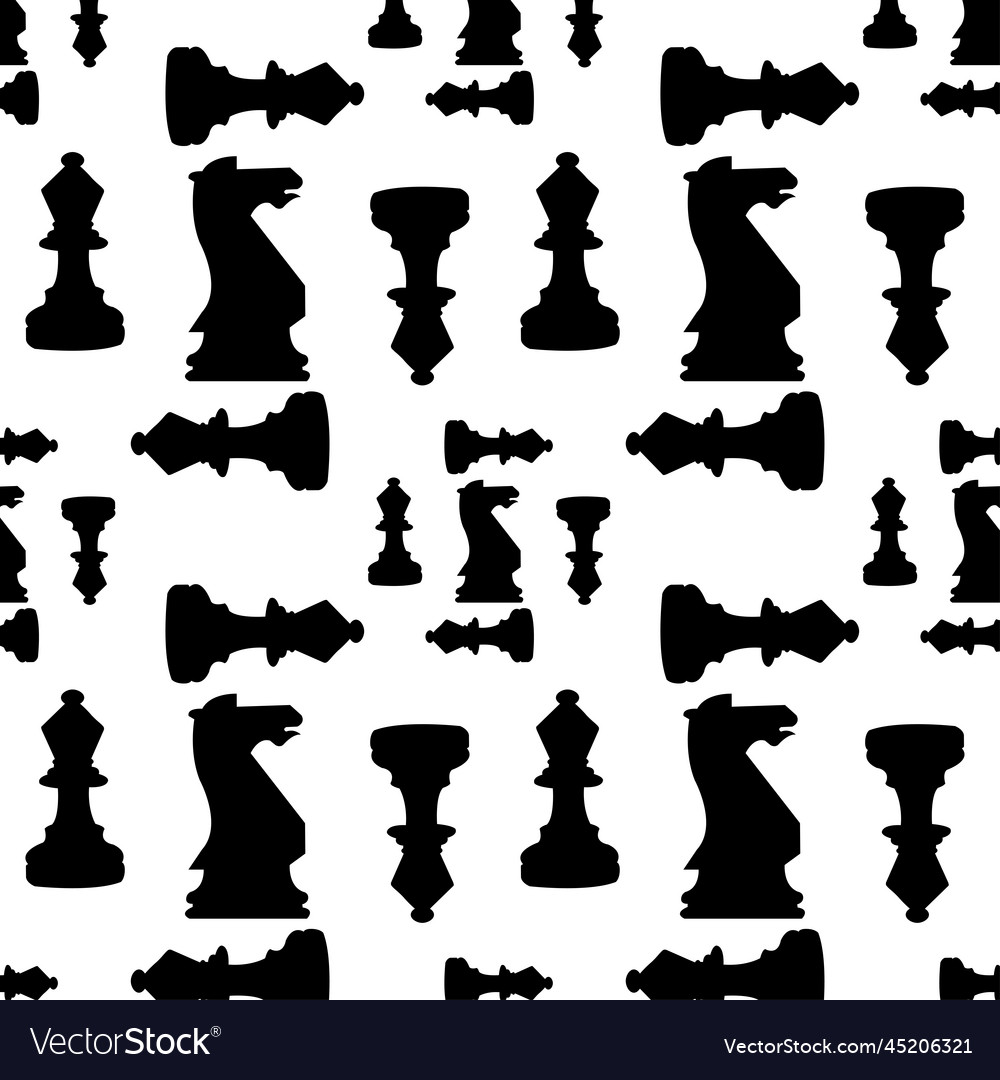 Chess pattern vector image Chess pattern