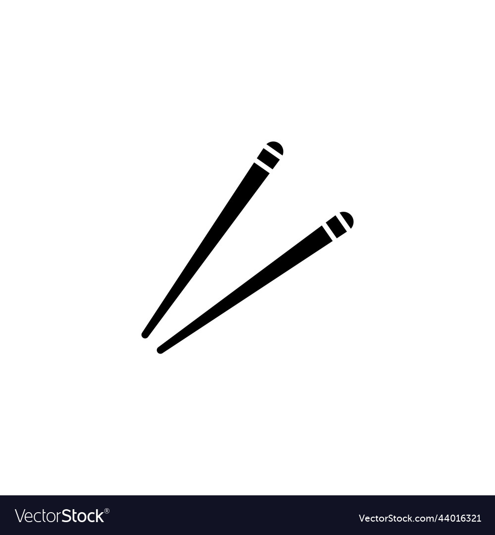 Chopsticks icon design template