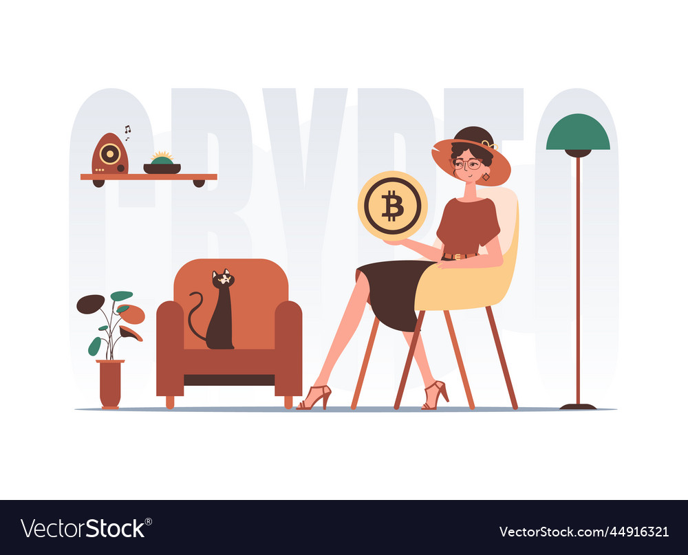 Concept of mining and extraction bitcoin Vector Image Concept of mining and extraction bitcoin