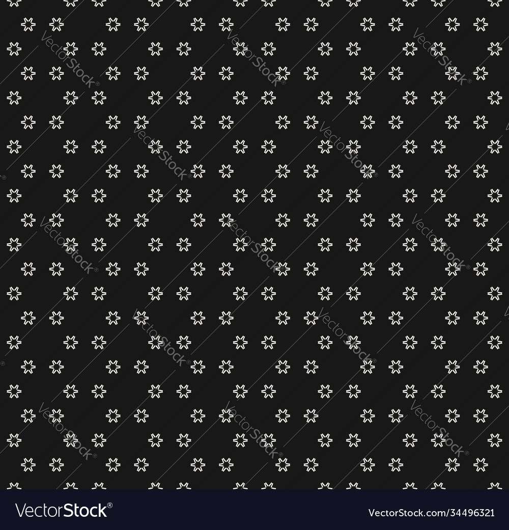 Monochrome seamless pattern with tiny stars Vector Image Monochrome seamless pattern with tiny stars