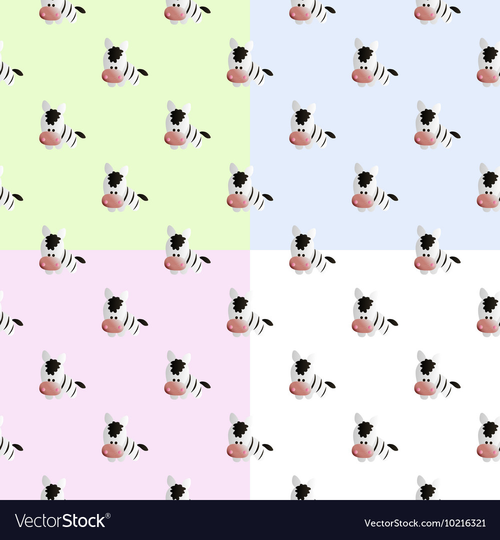 Pattern with zebra