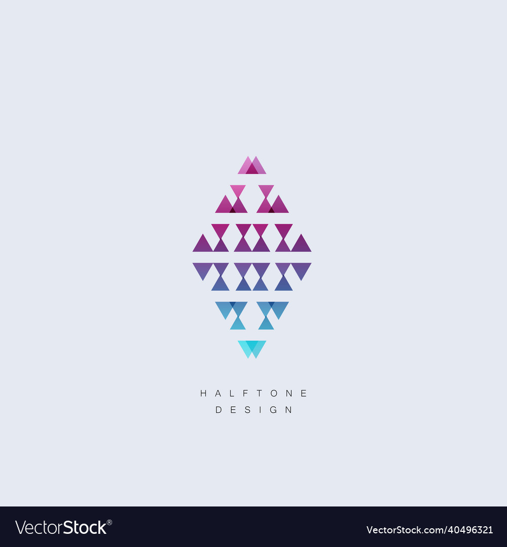 Triangle design abstract geometrical vector image Triangle design abstract geometrical