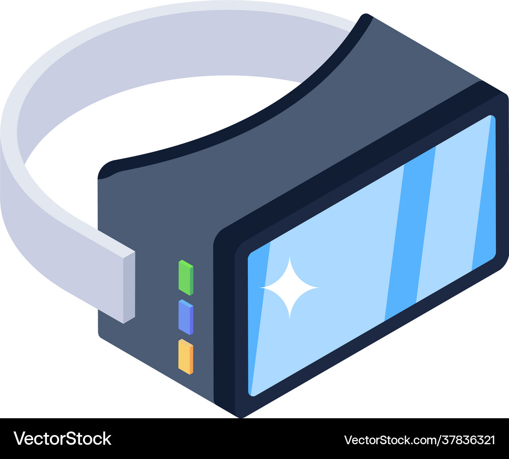 Virtual goggles Royalty Free Vector Image - VectorStock