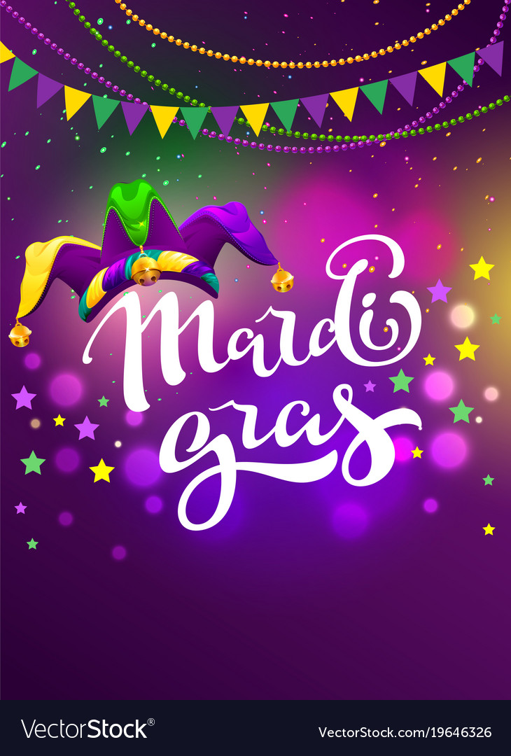 carnival mardi gras flag