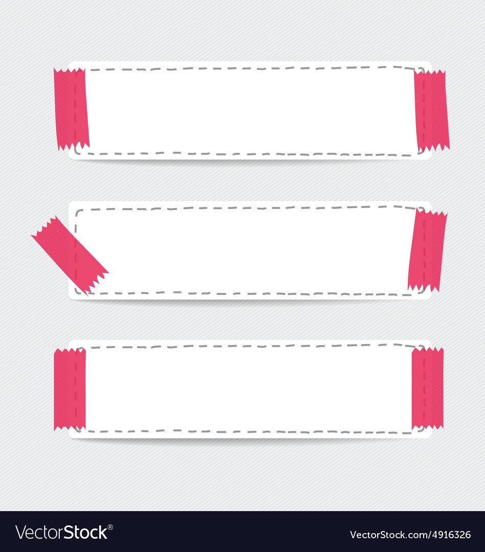 Collection of white note papers ready for your