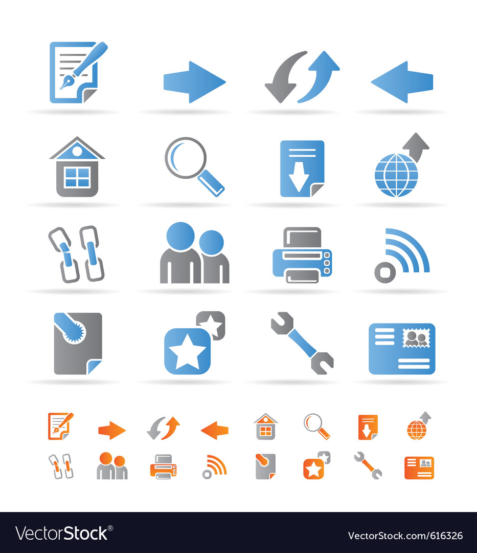 Computer & Website Icons - Navigation Set