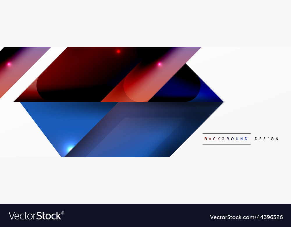 Dynamic 3d geometric abstract background