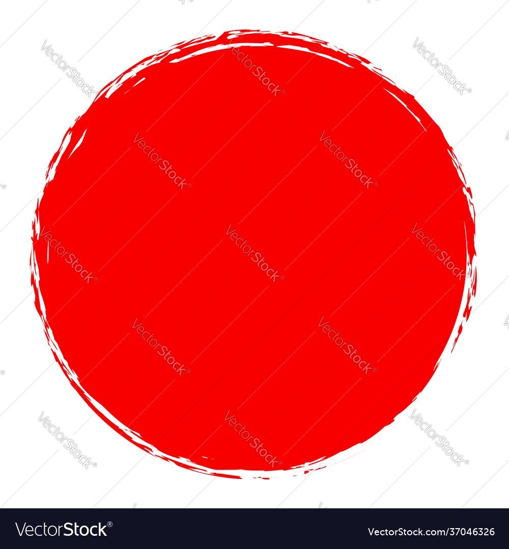 Grungy circle blob blotch